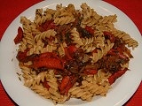 Fusilli w.peppers and onions